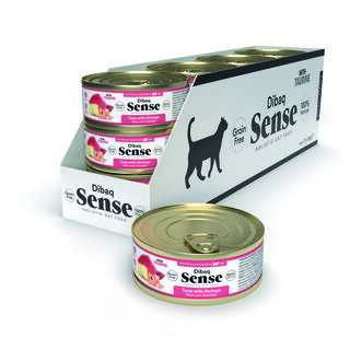 Dibaq Sense Cat Atún y Gambas con patatas para gatos