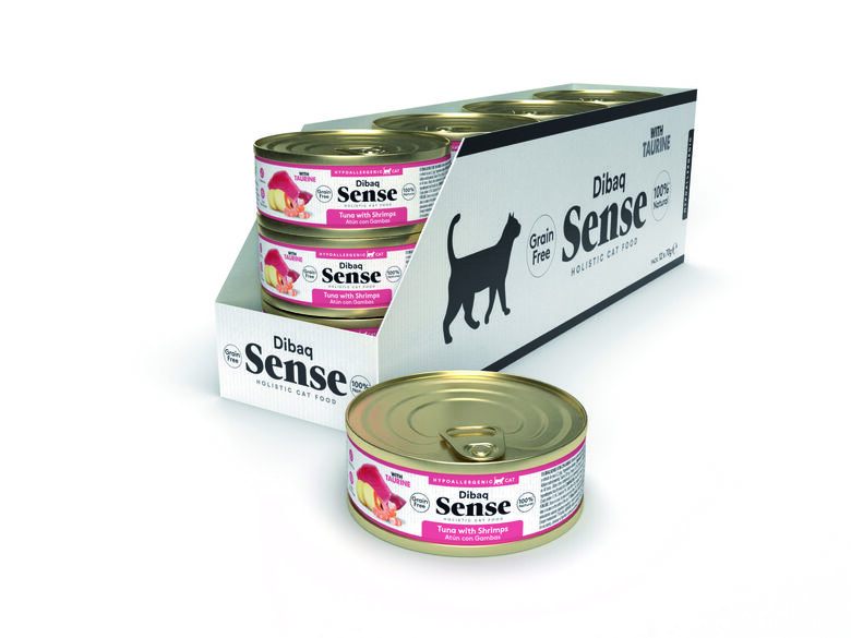 Dibaq Sense Cat Atún y Gambas con patatas para gatos thumbnail