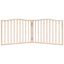 vidaXL Puerta para perros plegable 2 paneles madera de álamo 160 cm, , large indicador imagen numero 4