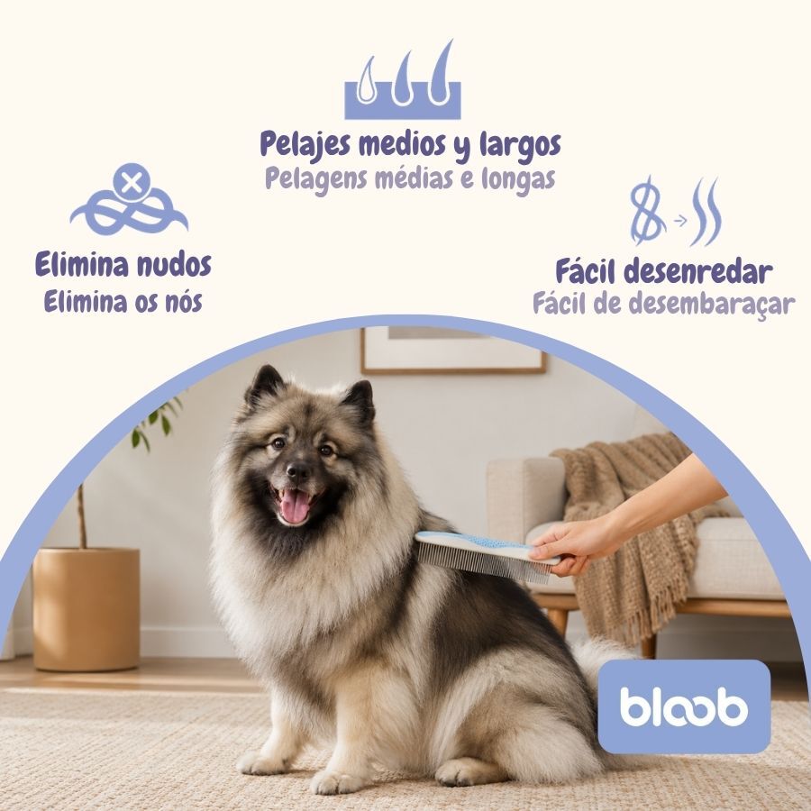 Bloob Peine Doble Hilera para perros, , large Imagen numero 3