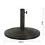 Outsunny Base para Sombrilla de Jardín Peso Neto 13 kg Soporte de Parasol de Cemento Retro para Postes de 35mm/38mm/48mm para Terraza Patio Exterior Ø48x34 cm Bronce, , large indicador imagen numero 3