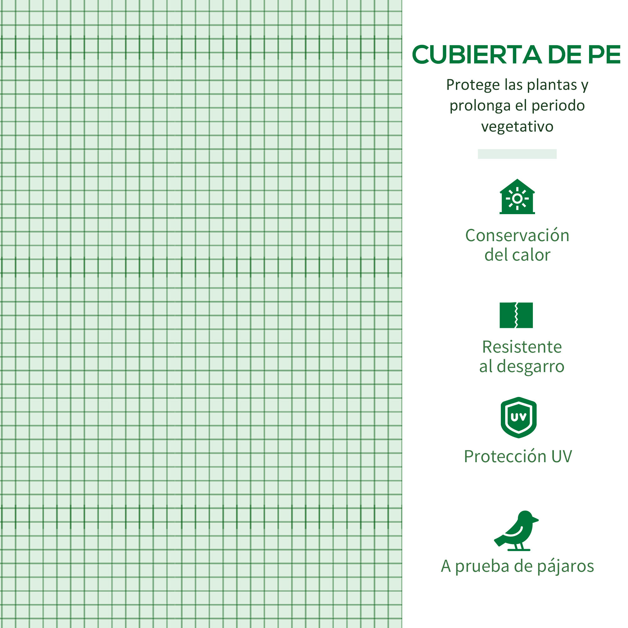 Outsunny Invernadero De Jardín Verde thumbnail