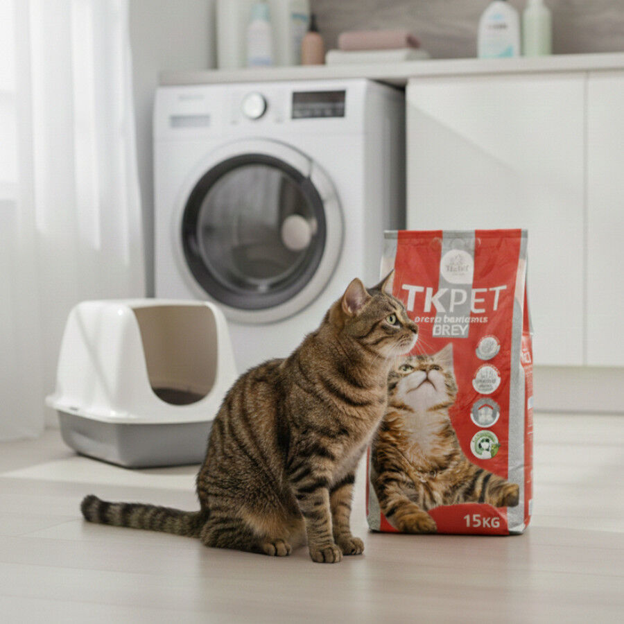 15 kg TK-Pet Arena Aglomerante Grey de Bentonita para gatos, , large Imagen numero 2