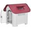Caseta con puerta extraíble y elevada para perros, , large indicador imagen numero 1