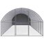 VidaXL Gallinero Exterior plateado, , large indicador imagen numero 6
