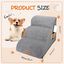 Nobleza Escalera para Perros, Escaleras Rampa para Perros Mascotas de Espuma de 3 Escalones con Rodillo para Pelusa, Escalera para Cama de Perros Pequeños Perros y Gatos Subir a la Cama, , large indicador imagen numero 11