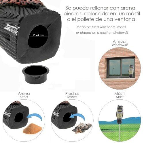 Búho ahuyentador de pájaros color Varios thumbnail