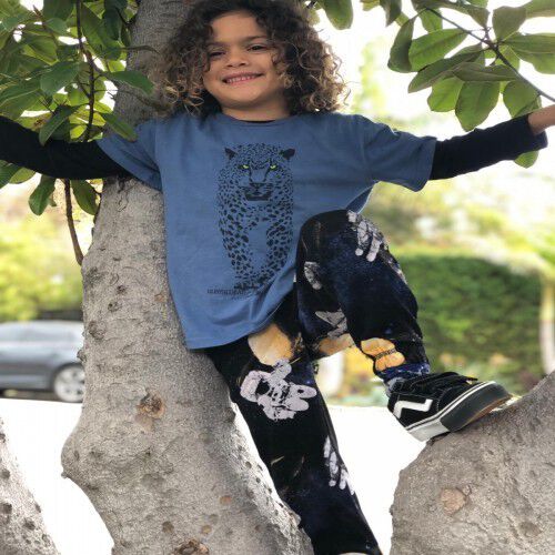 Camiseta niño/a jaguar color Azul thumbnail