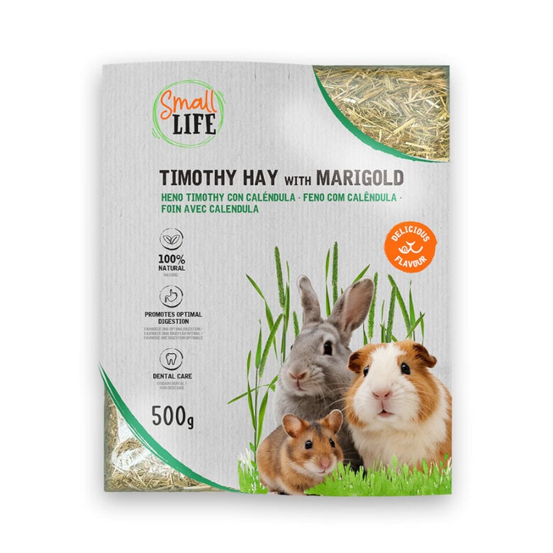 Small Life Heno Timothy con Calendula para roedores