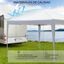 Outsunny Carpa Plegable Blanco, , large indicador imagen numero 4