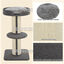 PawHut Árbol Rascador para Gatos Altura 91 cm Árbol para Gatos Torre para Gatos de 3 Niveles con Nido Plataforma y Poste de Sisal 45x45x91 cm Gris, , large indicador imagen numero 5