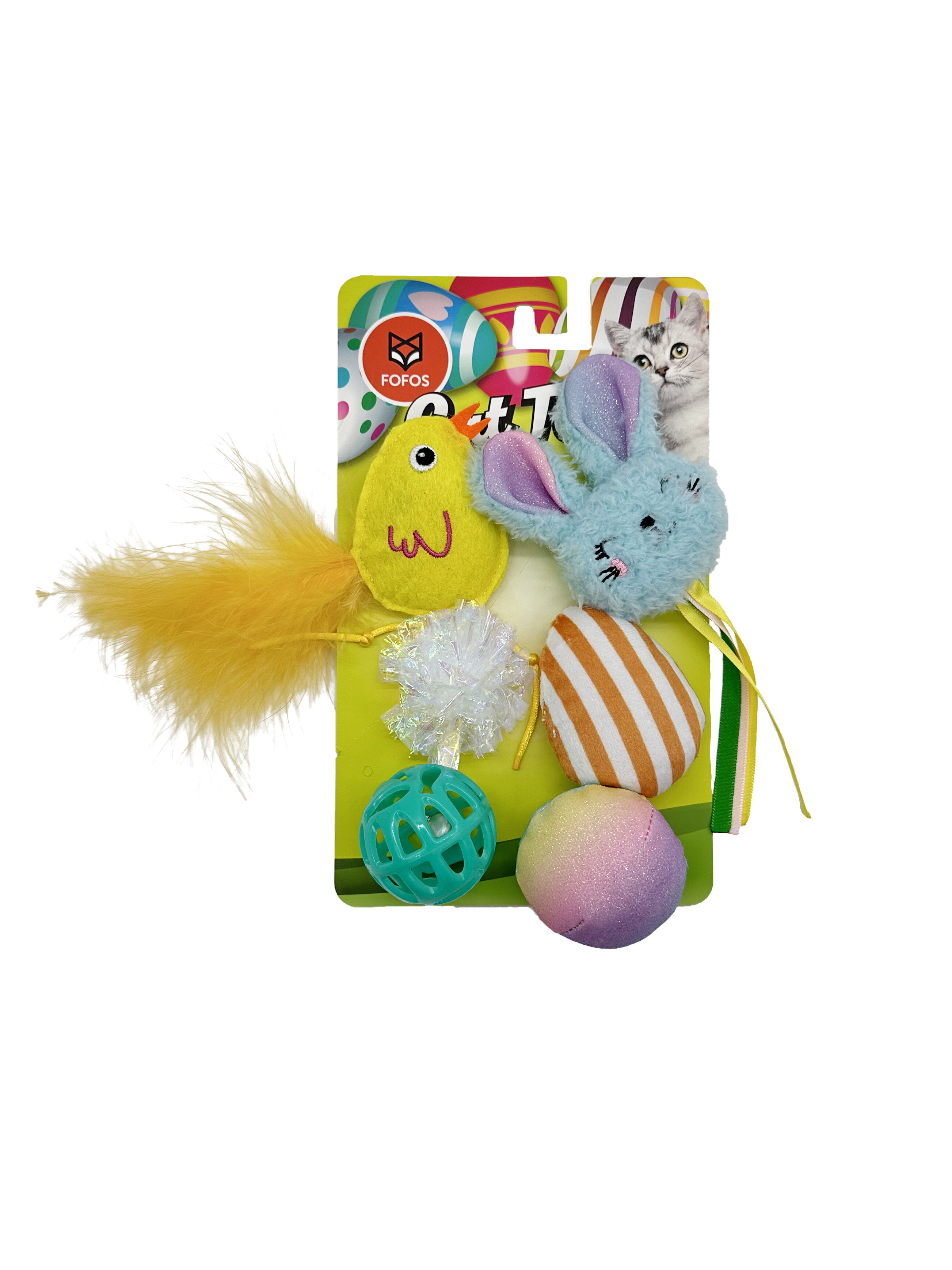 FOFOS | Set de 6 Juguetes con Catnip (Colecci&oacute;n Primavera) - Para Gato, , large Imagen numero 1