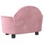 vidaXL Cama para perros de terciopelo rosa 66x40x45 cm, , large indicador imagen numero 4