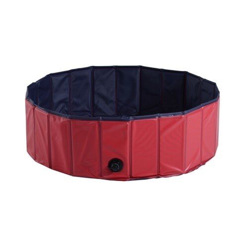 Pawhut piscina plegable de pwc rojo para mascotas, , large Imagen numero 1