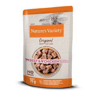 Nature's Variety Original Adult buey y pollo sobre para gatos