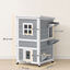 PawHut Caseta para Gato Gris, , large indicador imagen numero 3