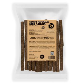 BIMORDISCOS Mini Barritas para Perros y Gatos - Pescado