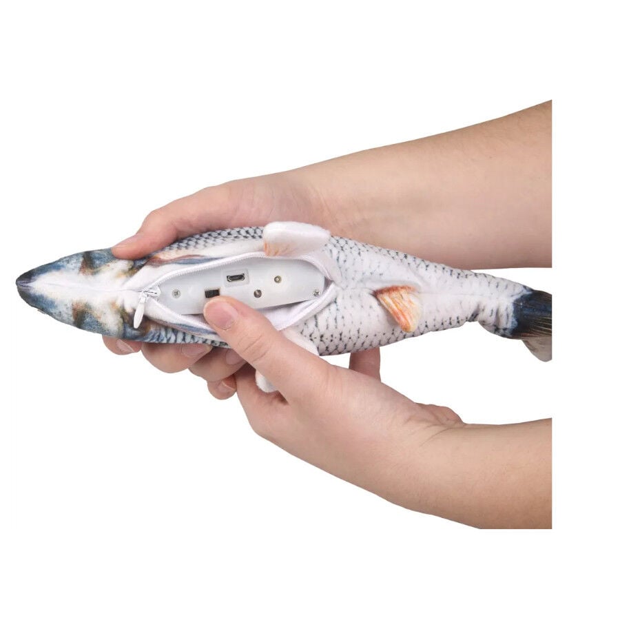 Flamingo Flounder Pez de Juguete Eléctrico para gatos thumbnail