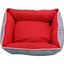 Cama Cuna Cuadrada Bicolor Reversible T3 60x50  Rojo/Gris, , large indicador imagen numero 5