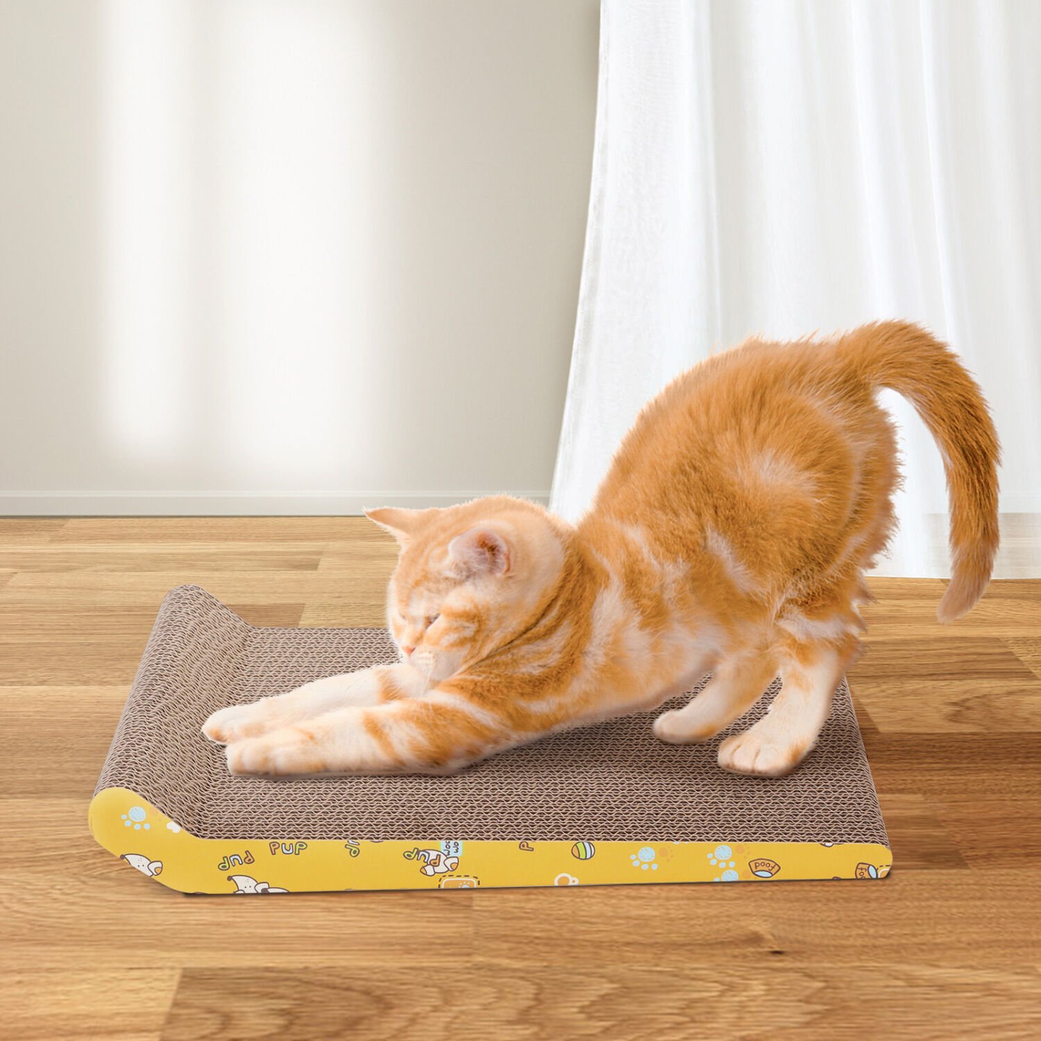 Nobleza Rascador cartón corrugado para gatos- Pack 2 thumbnail