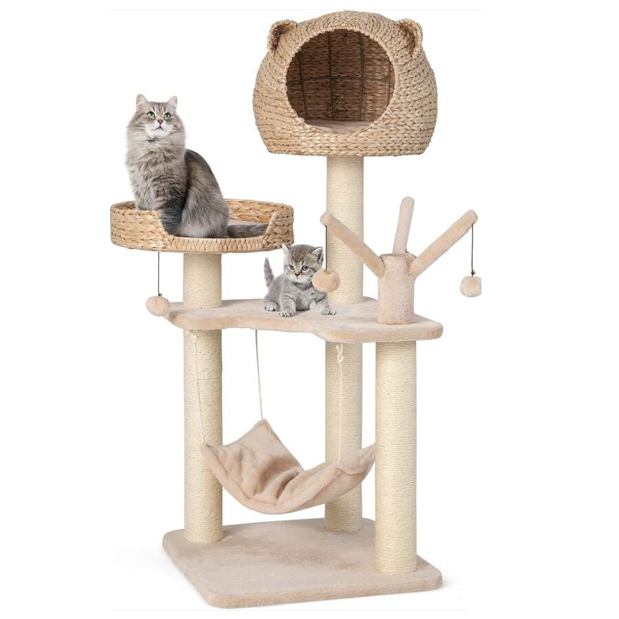 COSTWAY Torre con centro de actividades para Gatos thumbnail