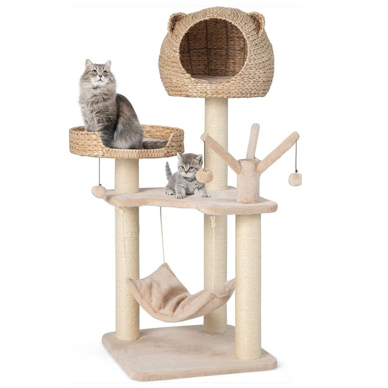 COSTWAY Torre con centro de actividades para Gatos thumbnail