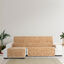 Cubre Sofá Protector Antimanchas acabado aterciopelado Ocre Chaise Longue Izquierdo 240 cm (250-300 cm), , large indicador imagen numero 3