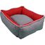Cama Cuna Cuadrada Bicolor Reversible T3 60x50  Rojo/Gris, , large indicador imagen numero 2