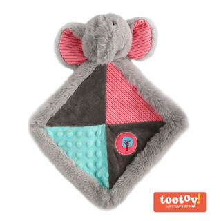Tootoy! Puppy Elephant Comforter Doudou peluche para cachorros
