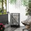 PawHut Jaula para Pájaros 61x36,5x98 cm Pajarera con Puertas Perchas Bandeja Extraíble Cajas de Comidas y Asas Jaula para Ninfas Periquitos Pinzones Canarios Negro, , large indicador imagen numero 2