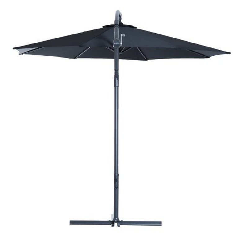 Parasol de exterior Outsunny para jardín color Negro, , large image number null