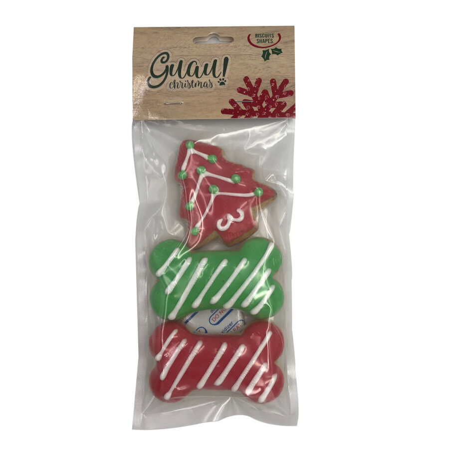 3 uds. Guau Christmas Shapes Galletas para perros, , large Imagen numero 2