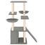 vidaXL Rascador para gatos con postes de sisal gris claro 133 cm, , large indicador imagen numero 3