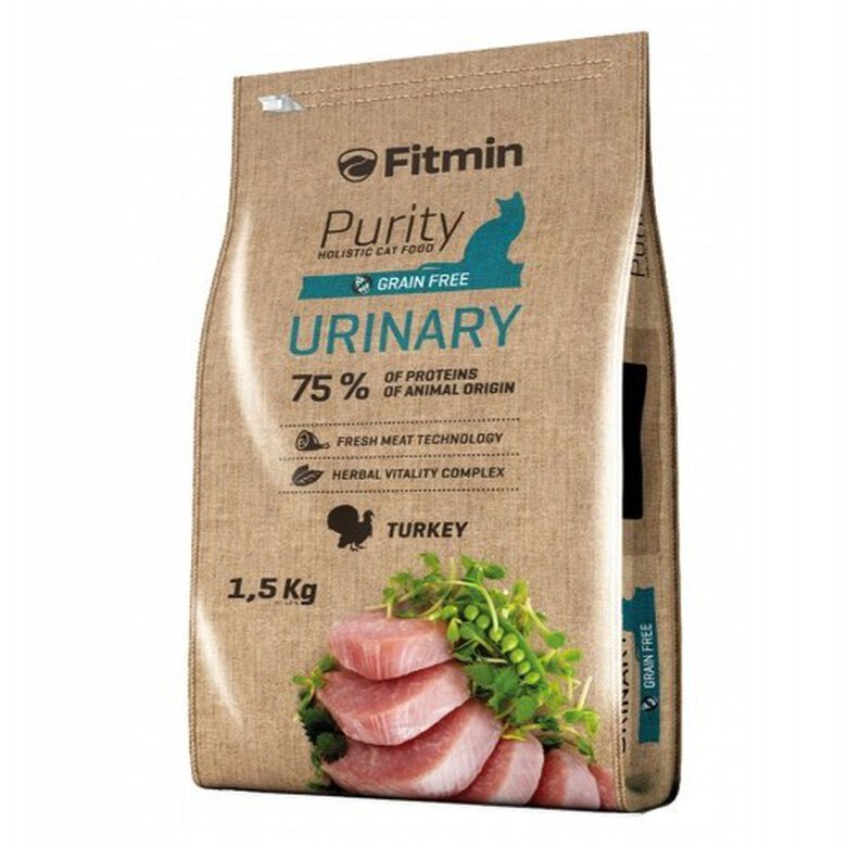 Pienso Dibaq Fitmin Purity Grain free Urinary para gatos sabor Pavo, , large image number null
