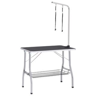 VidaXL Mesa de aseo resistente para perros 