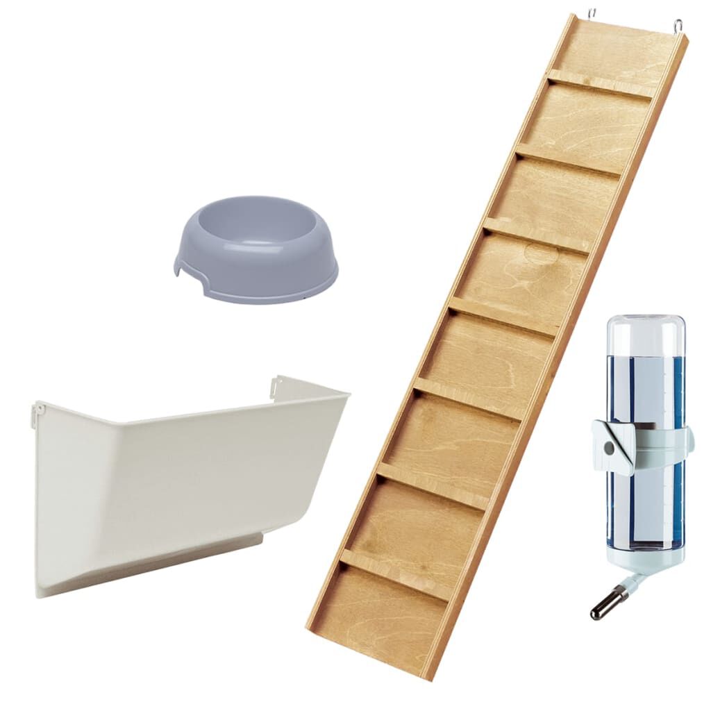 Ferplast Conejera de plástico gris para conejos thumbnail