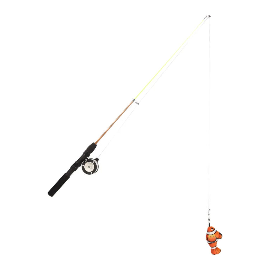 Flamingo Rodney Caña con Pez para gatos thumbnail