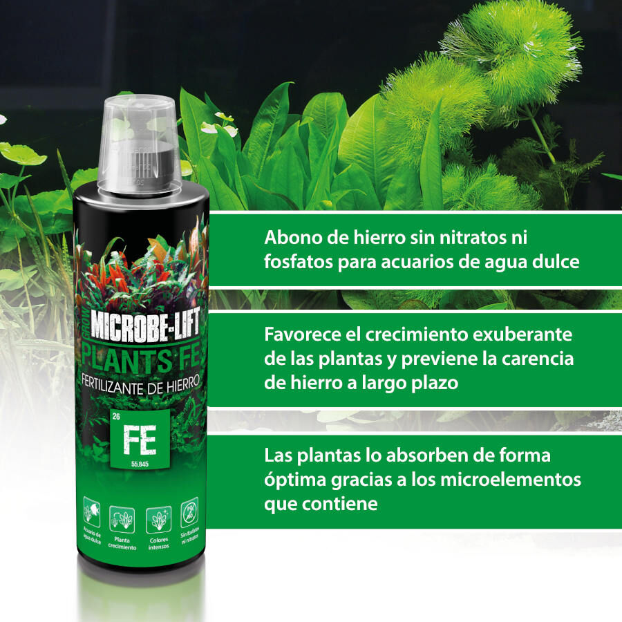 Microbe-Lift Plants FE Fertilizante de Hierro para acuarios thumbnail