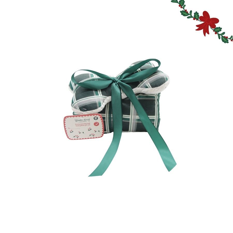 Wonder Christmas Set Manta y Cojin Hueso para perros, , large Imagen numero 5