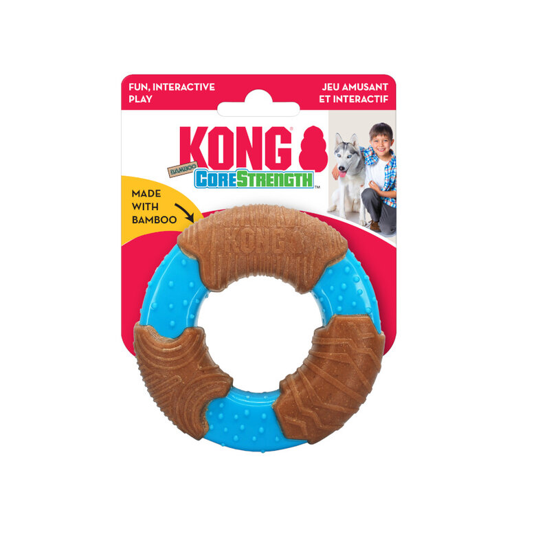 Kong CoreStrength Anillo Mordedor de Bambú para perros, , large image number null