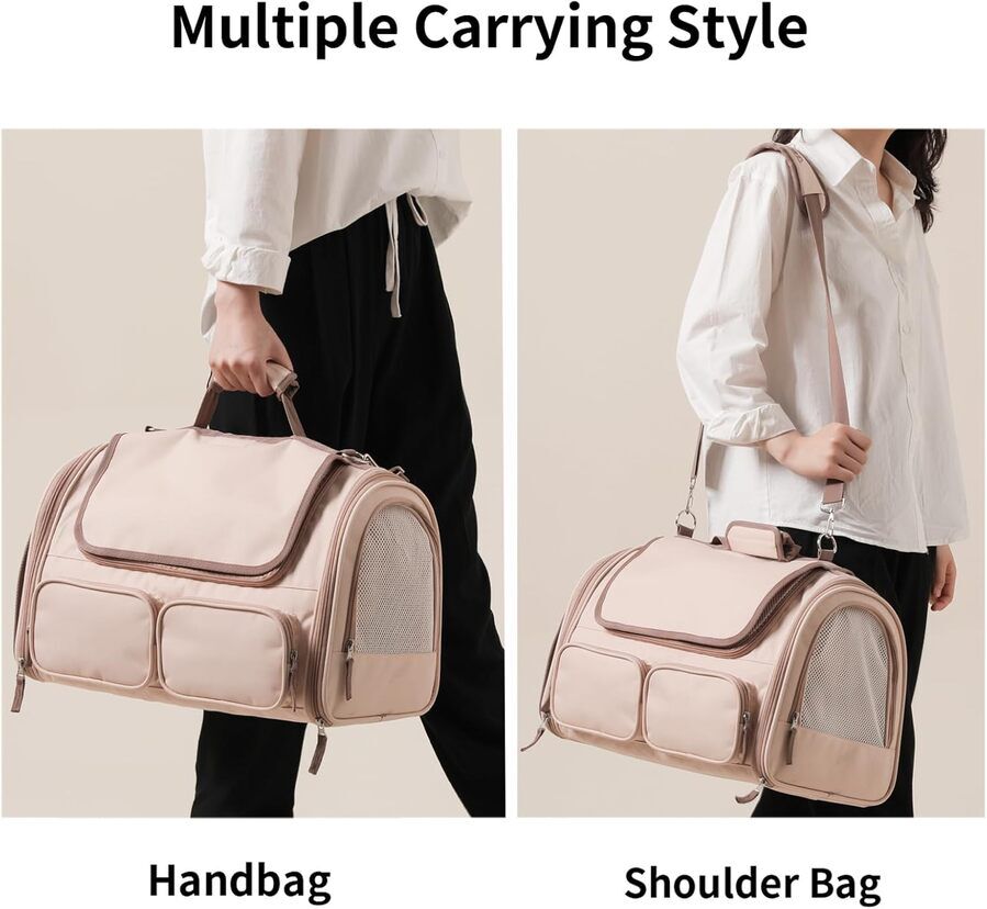 Bolsa de Transporte para Mascotas FUKUMARU &ndash; Aprobada para Viajes, Plegable y Ventilada, , large Imagen numero 5