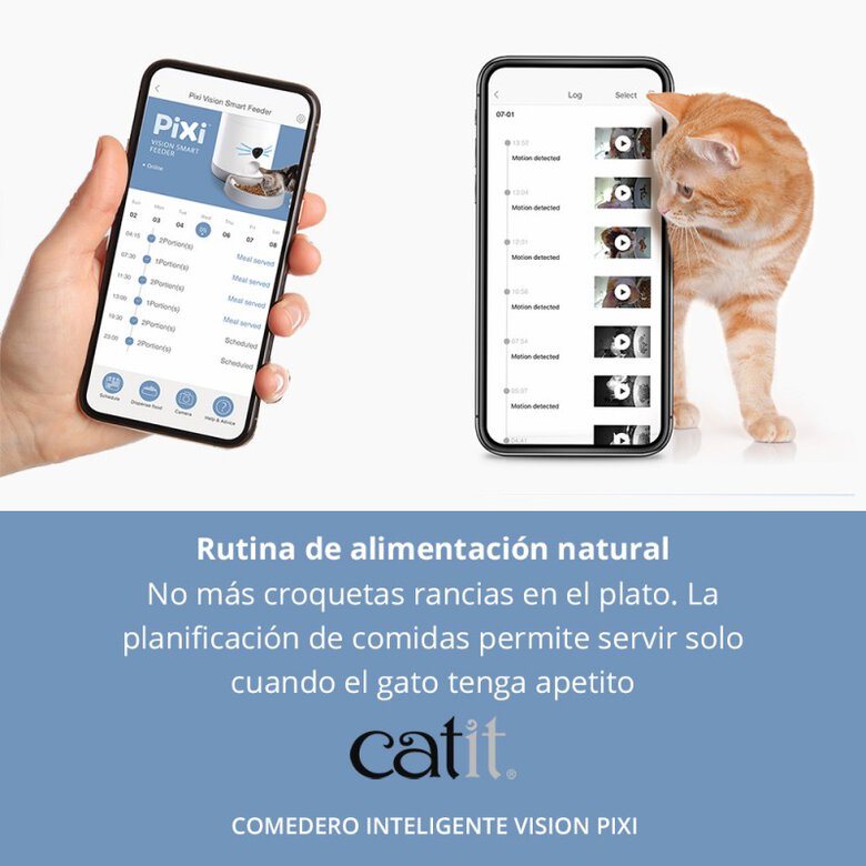 Catit PIXI Comedero Inteligente para gatos con cámara Vision, , large image number null
