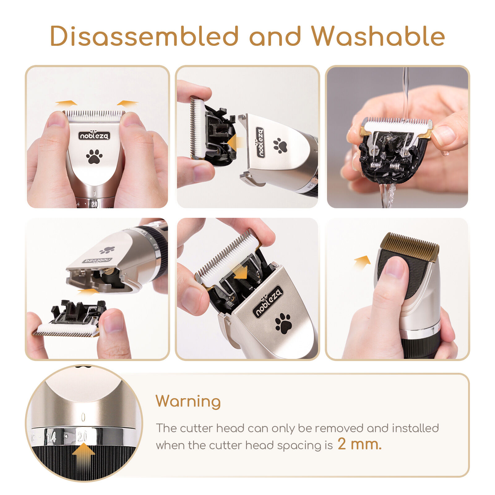 Nobleza Cortapelos Profesional Mascotas Set para perros thumbnail