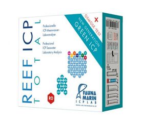 Fauna Marin FM REEF ICP Test Total Prueba de los valores del agua para acuarios de arrecife
