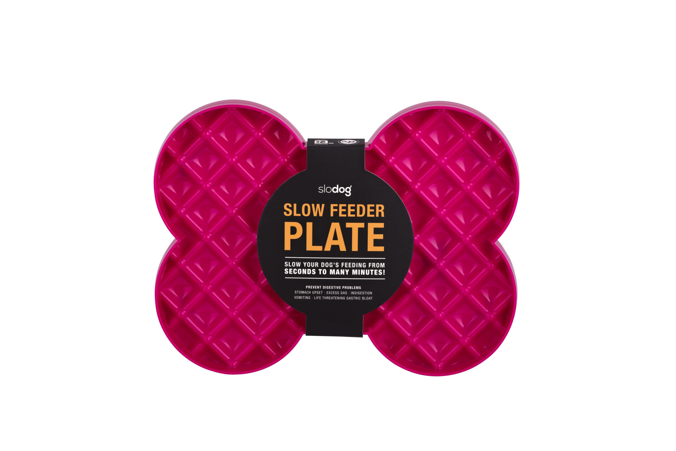 LickiMat Comedero Slodog Rosa para perros