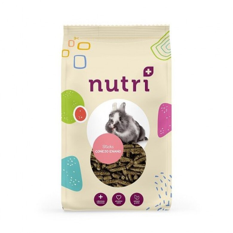 Nutri+ stick natural para conejos enanos
