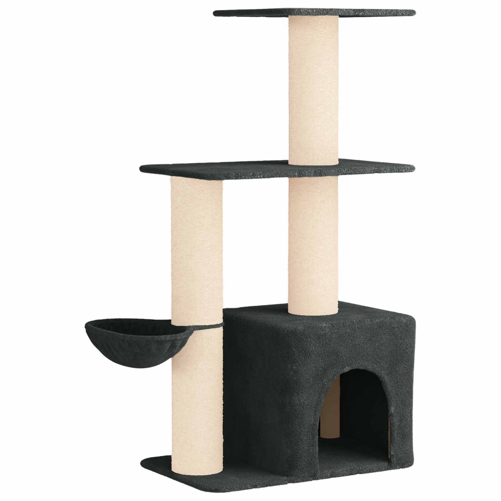 vidaXL &Aacute;rbol para gatos con postes de sisal &Aacute;rbol rascador Torre Gatos Juego, , large Imagen numero 1