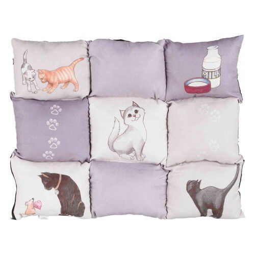 Trixie Patchwork Colchoneta Gris para gatos, , large Imagen numero 2