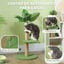 PawHut &Aacute;rbol para Gato Verde, , large indicador imagen numero 5