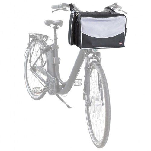 Cesta de bicicleta para mascotas color Negro y Gris, , large Imagen numero 4
